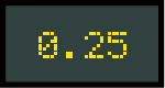 Express Lanes VTMS Message: 25 cent toll